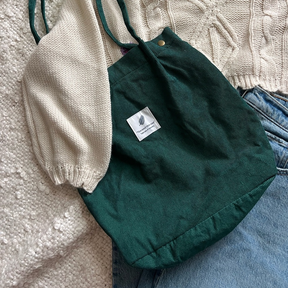 Stylish Green Tote Bag